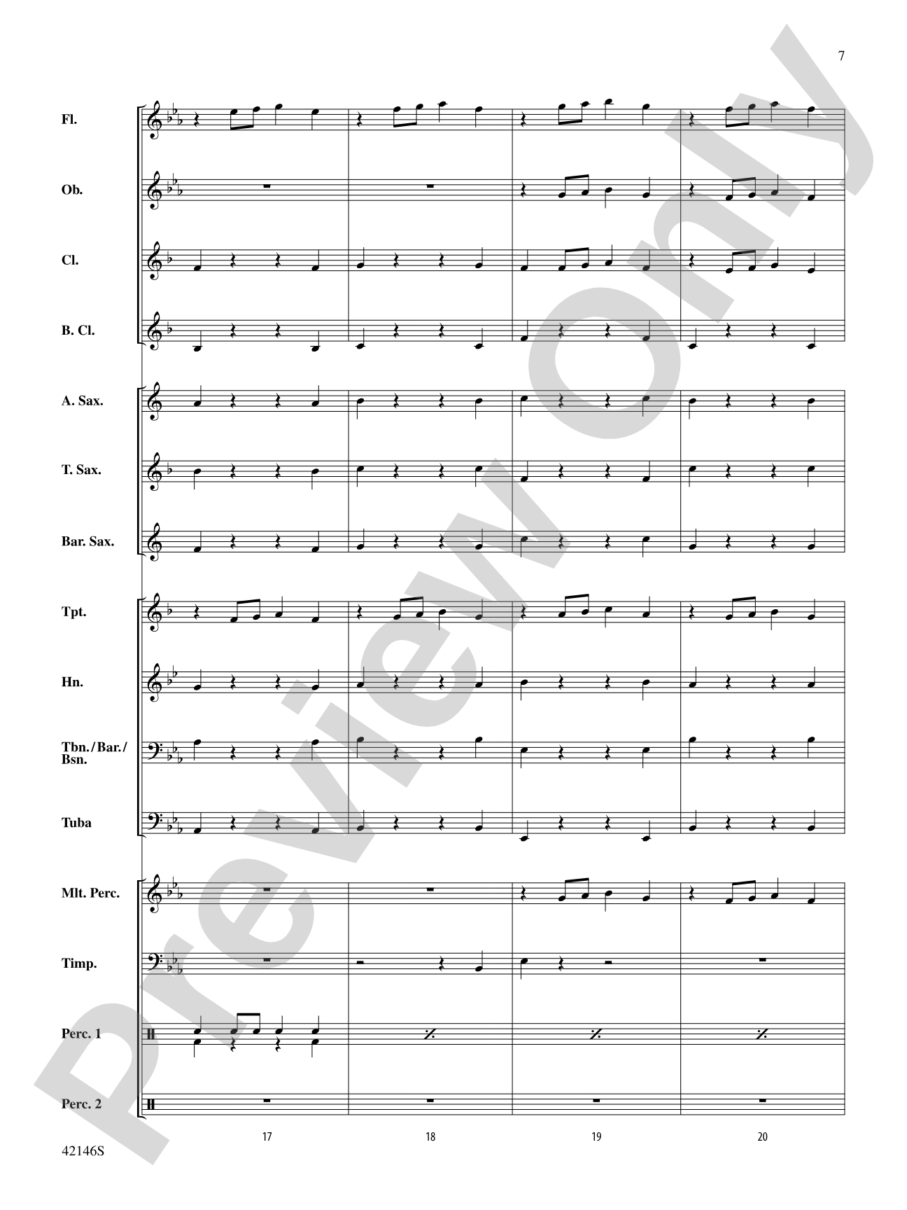 Fiesta Time: Concert Band Conductor Score & Parts