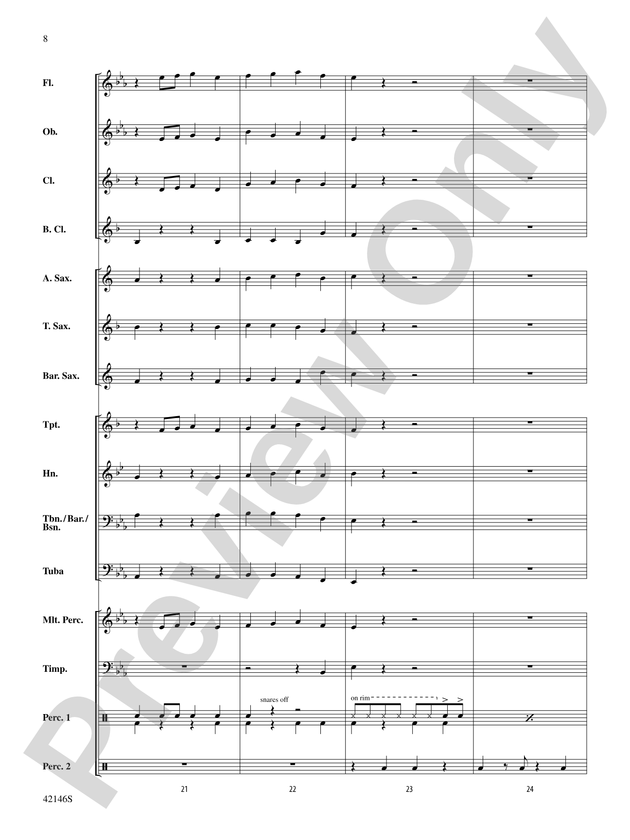 Fiesta Time: Concert Band Conductor Score & Parts