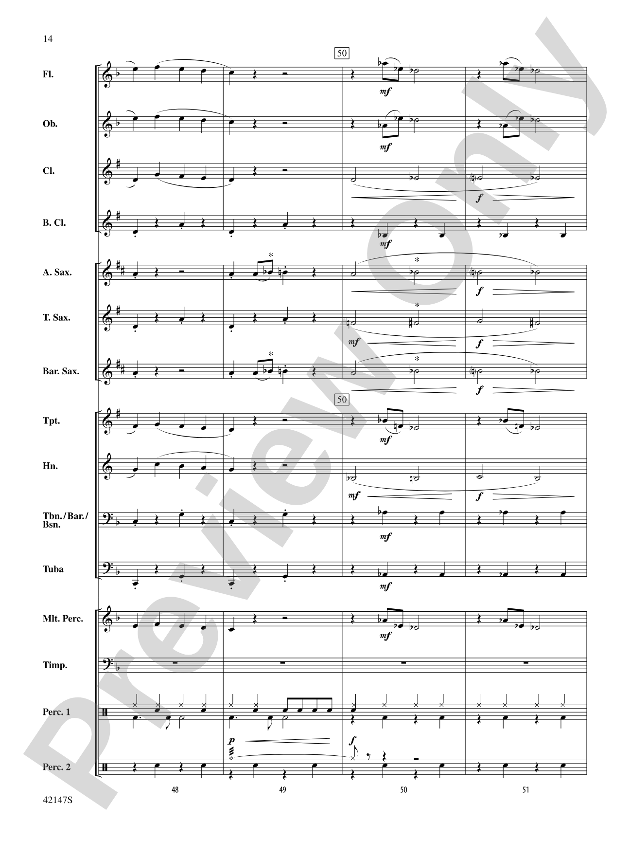 Saxophone Stew: Concert Band Conductor Score & Parts