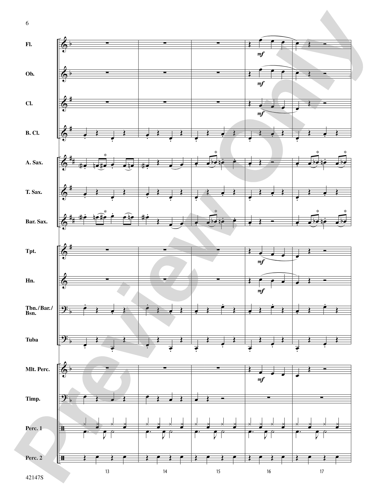 Saxophone Stew: Concert Band Conductor Score & Parts