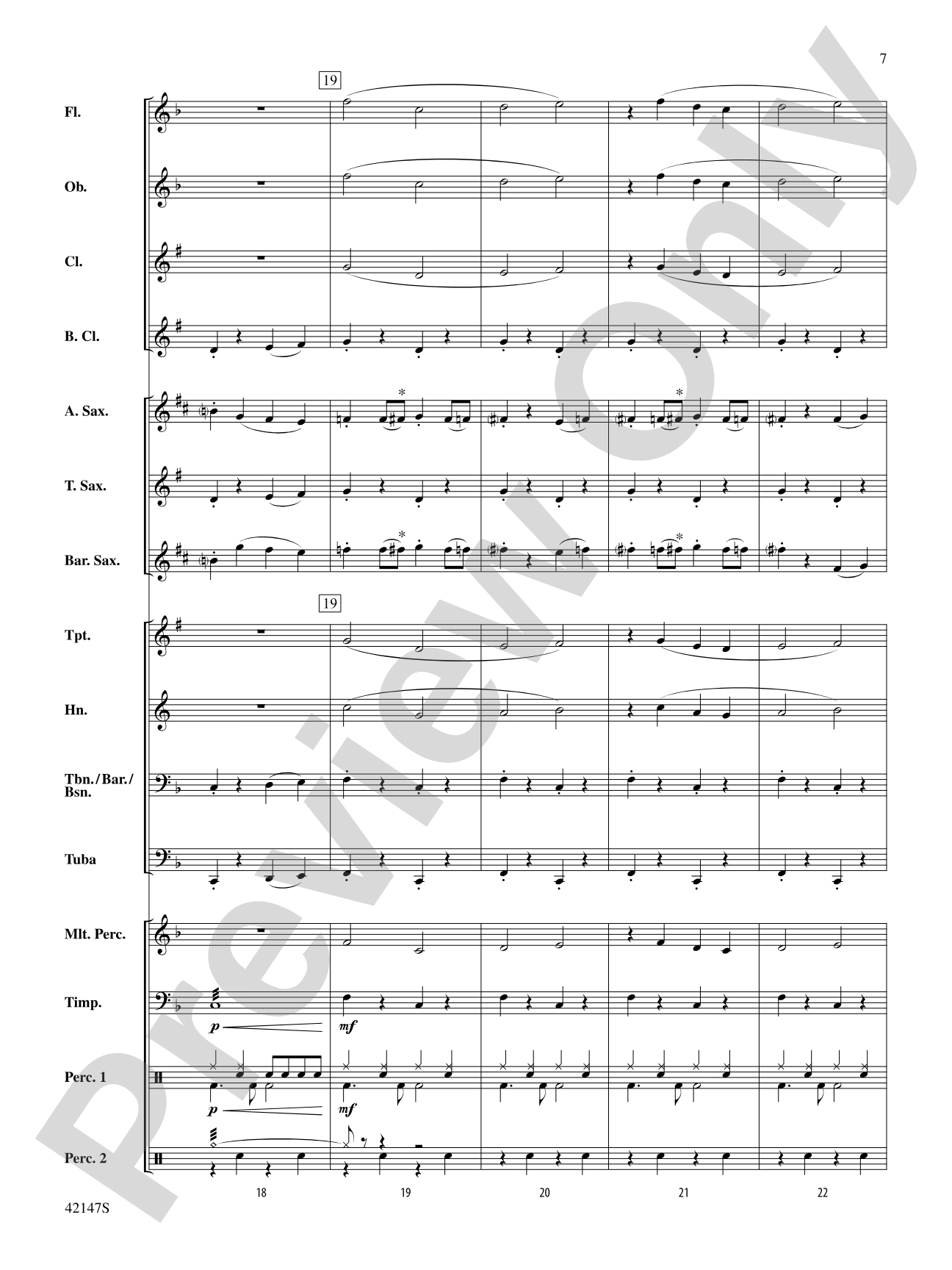 Saxophone Stew: Concert Band Conductor Score & Parts