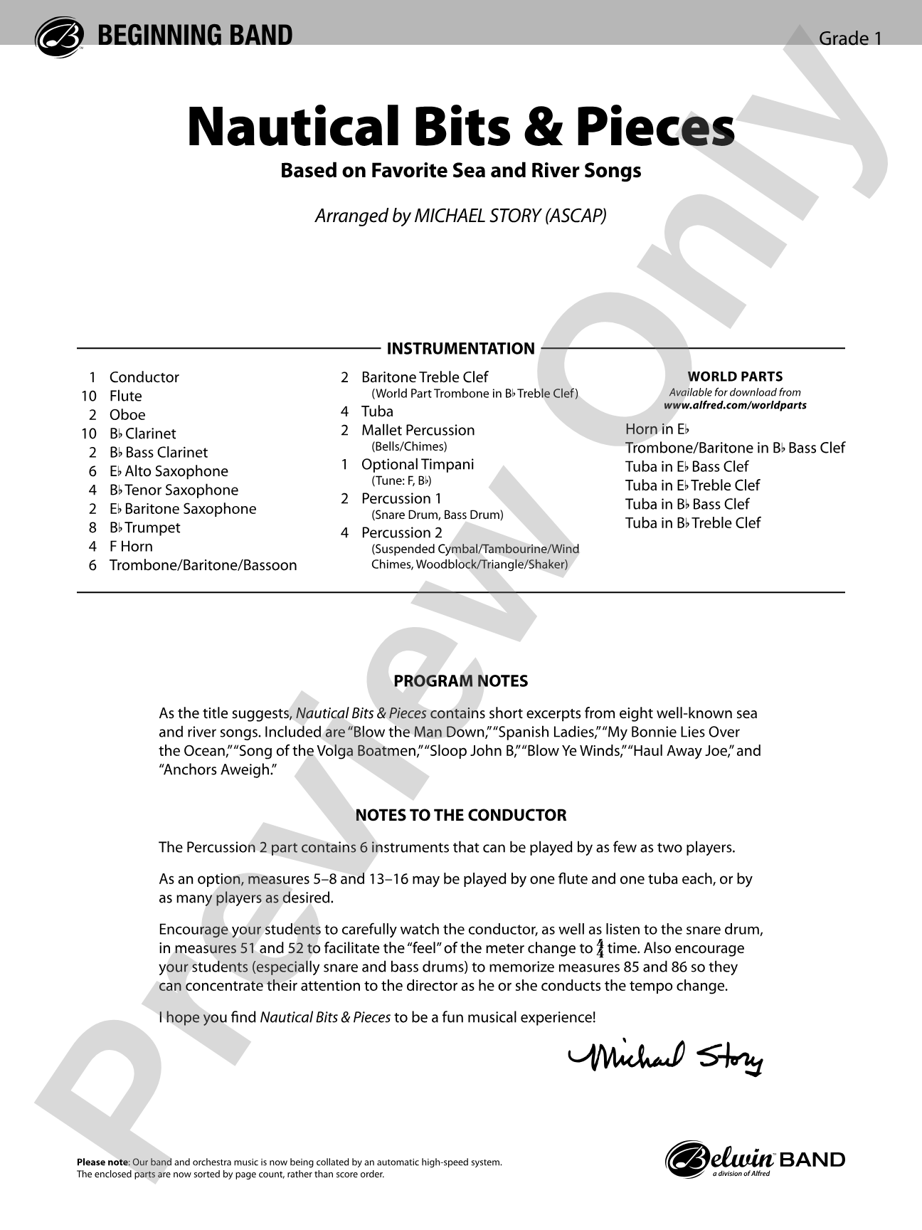 Nautical Bits & Pieces: Score