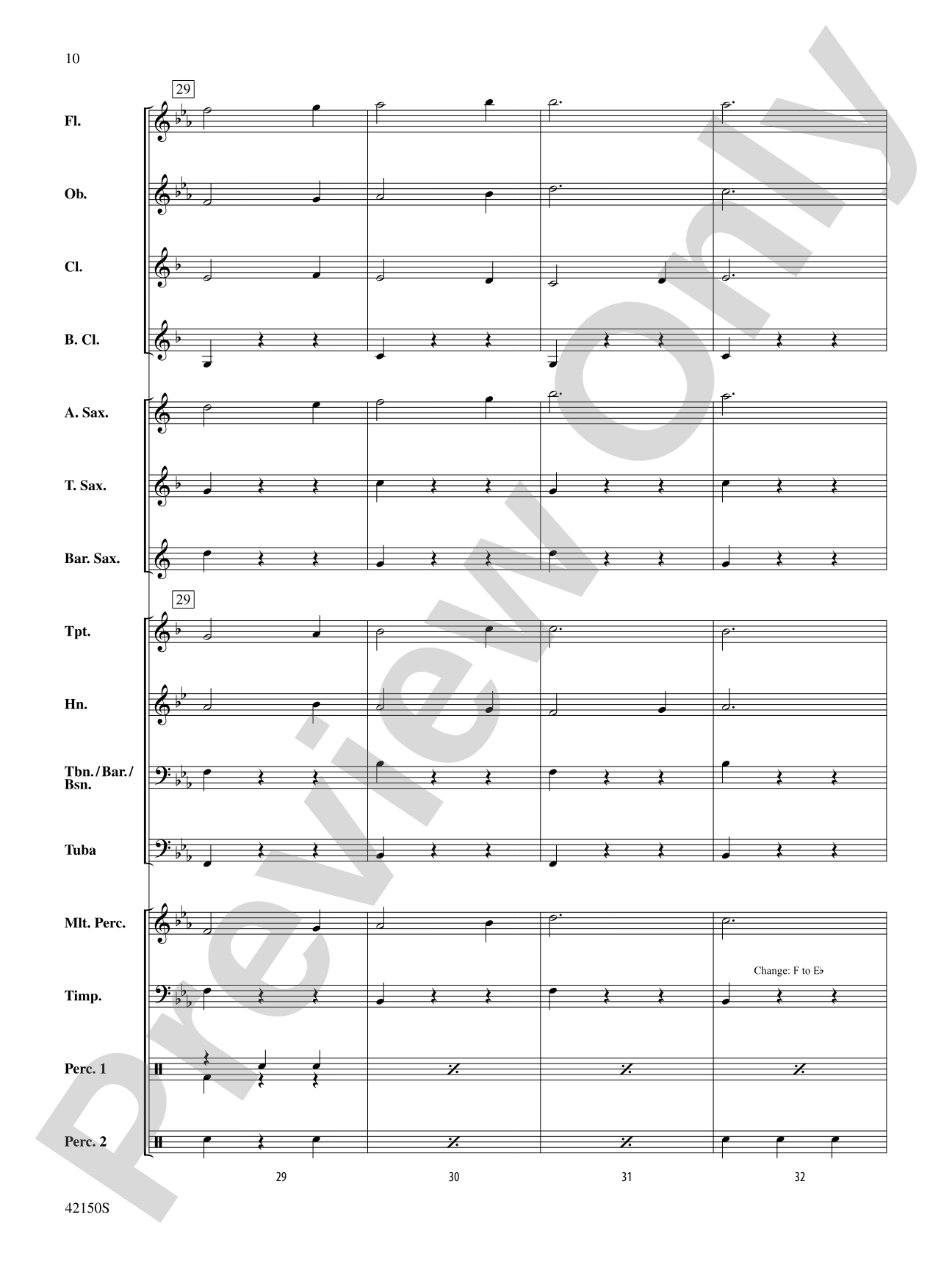 A Spanish Lullaby: Concert Band Conductor Score & Parts