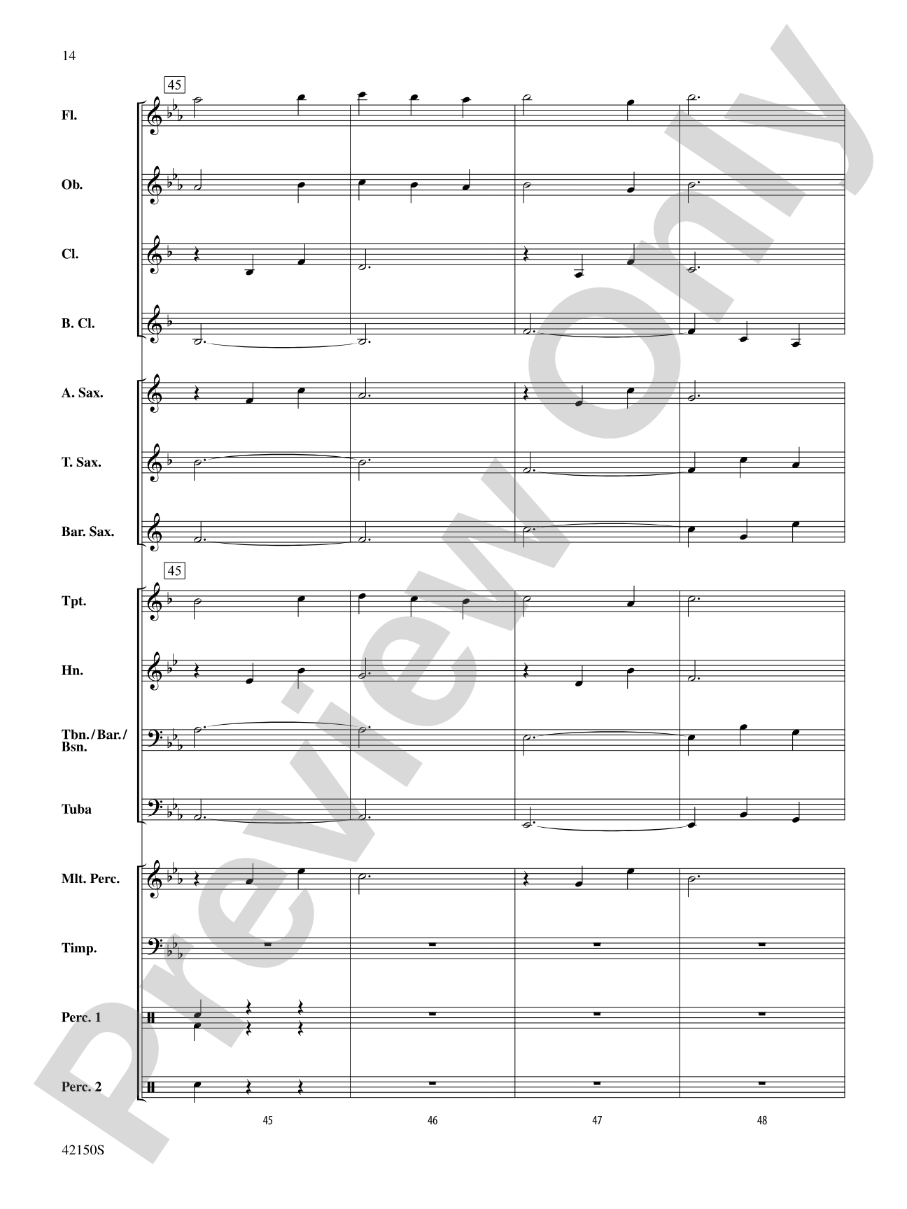 A Spanish Lullaby: Concert Band Conductor Score & Parts