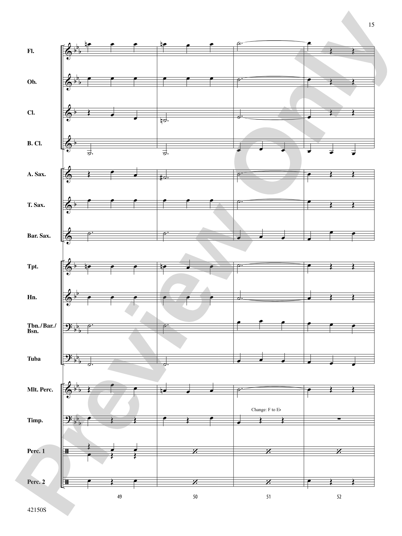 A Spanish Lullaby: Concert Band Conductor Score & Parts
