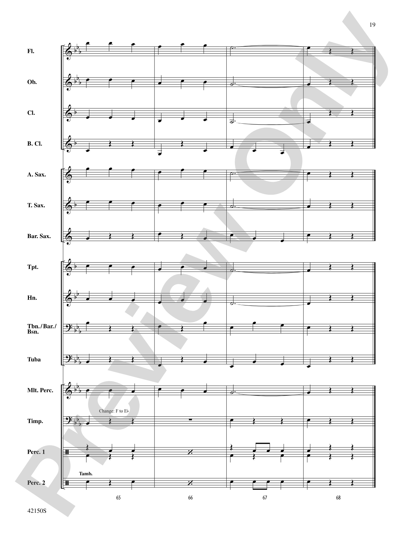 A Spanish Lullaby: Concert Band Conductor Score & Parts