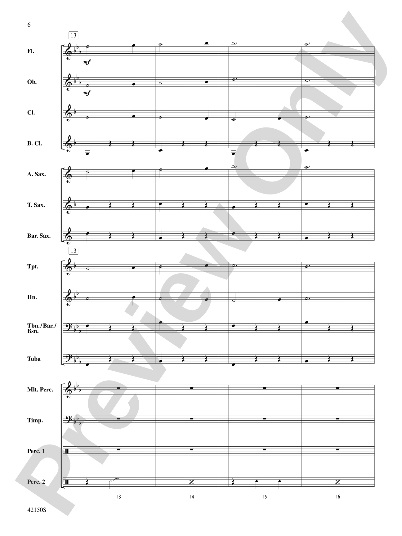 A Spanish Lullaby: Concert Band Conductor Score & Parts