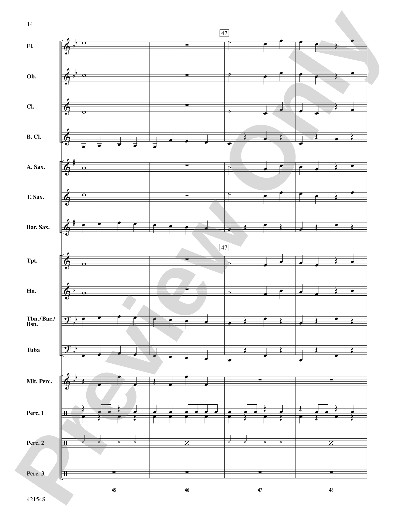 Nuttin' for Christmas: Concert Band Conductor Score & Parts