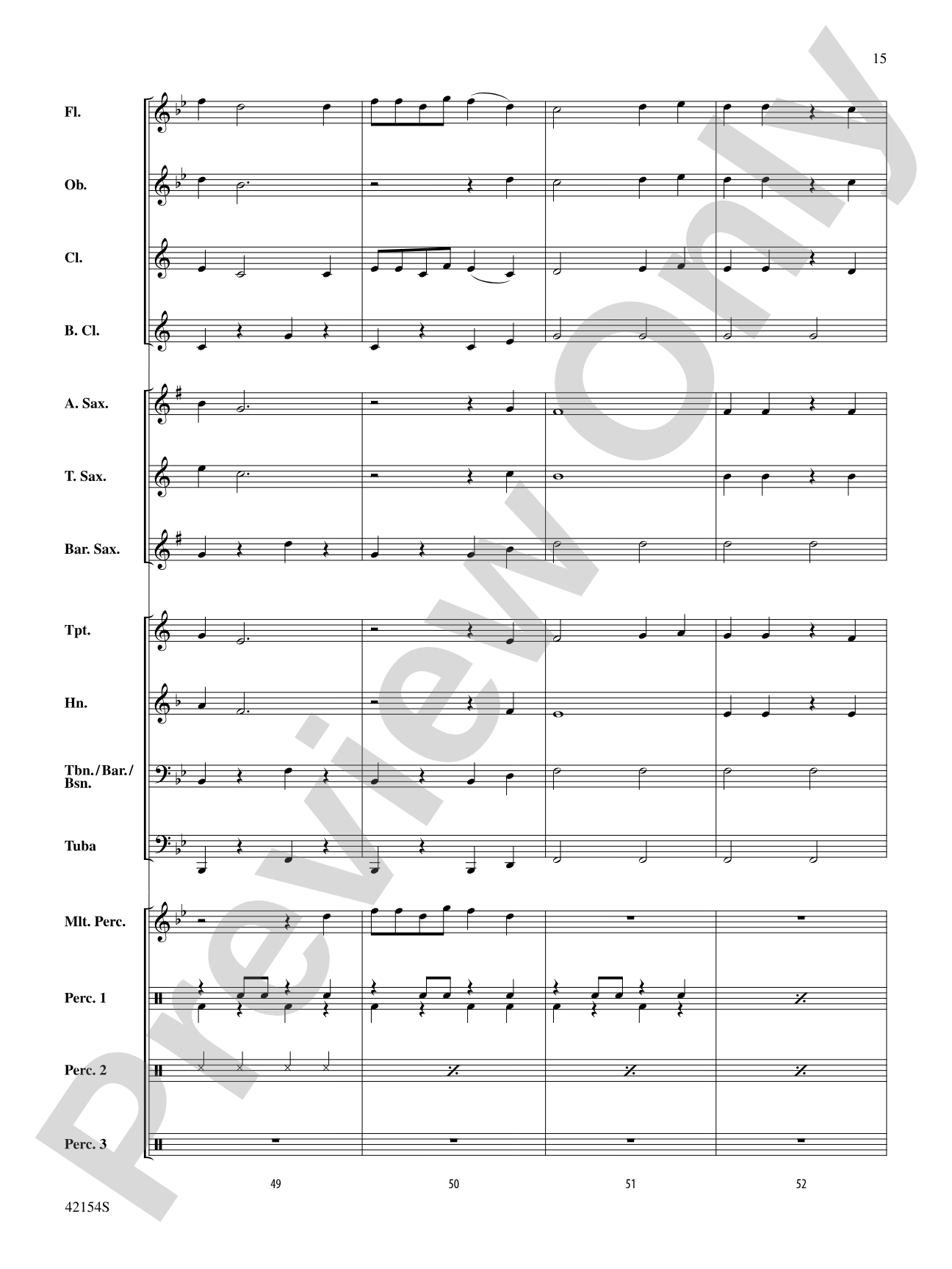 Nuttin' for Christmas: Concert Band Conductor Score & Parts