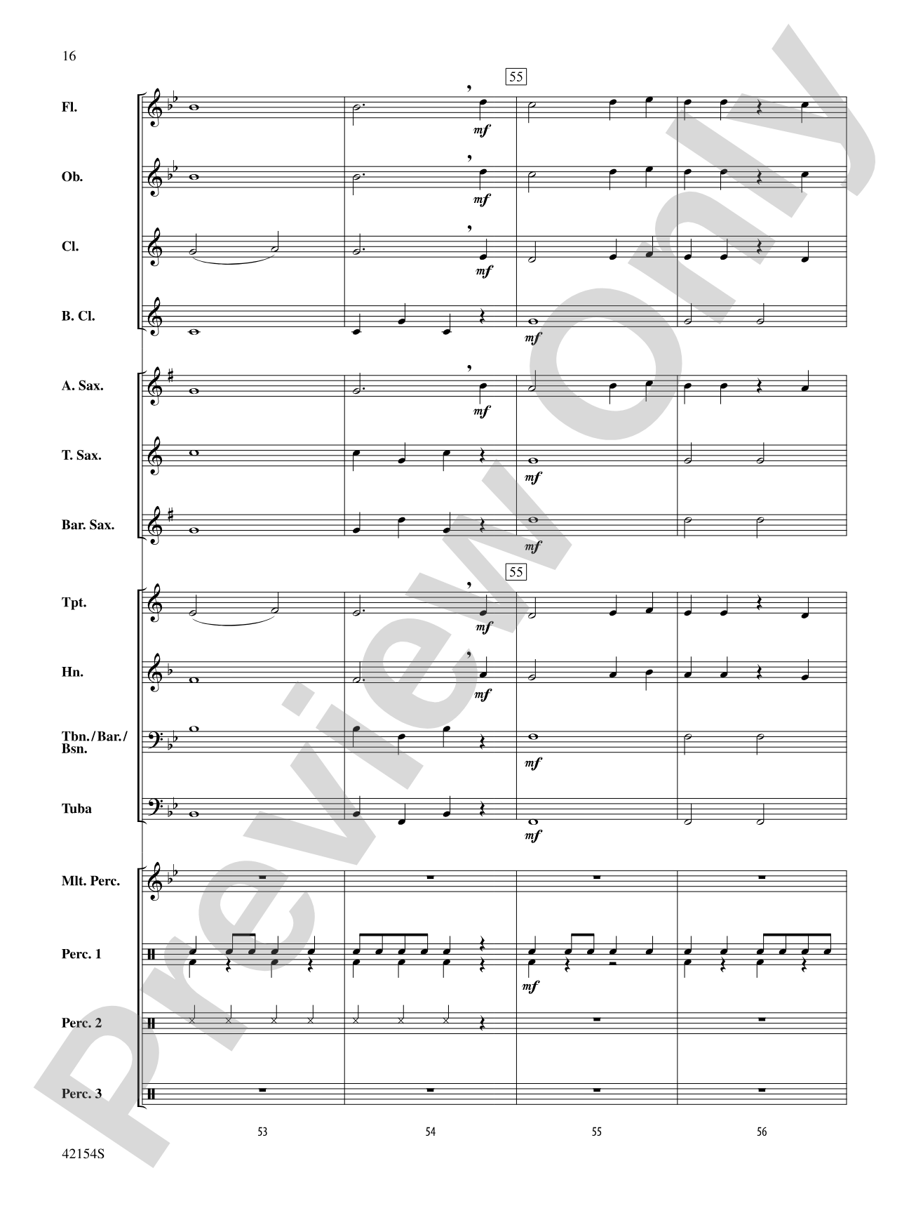 Nuttin' for Christmas: Concert Band Conductor Score & Parts