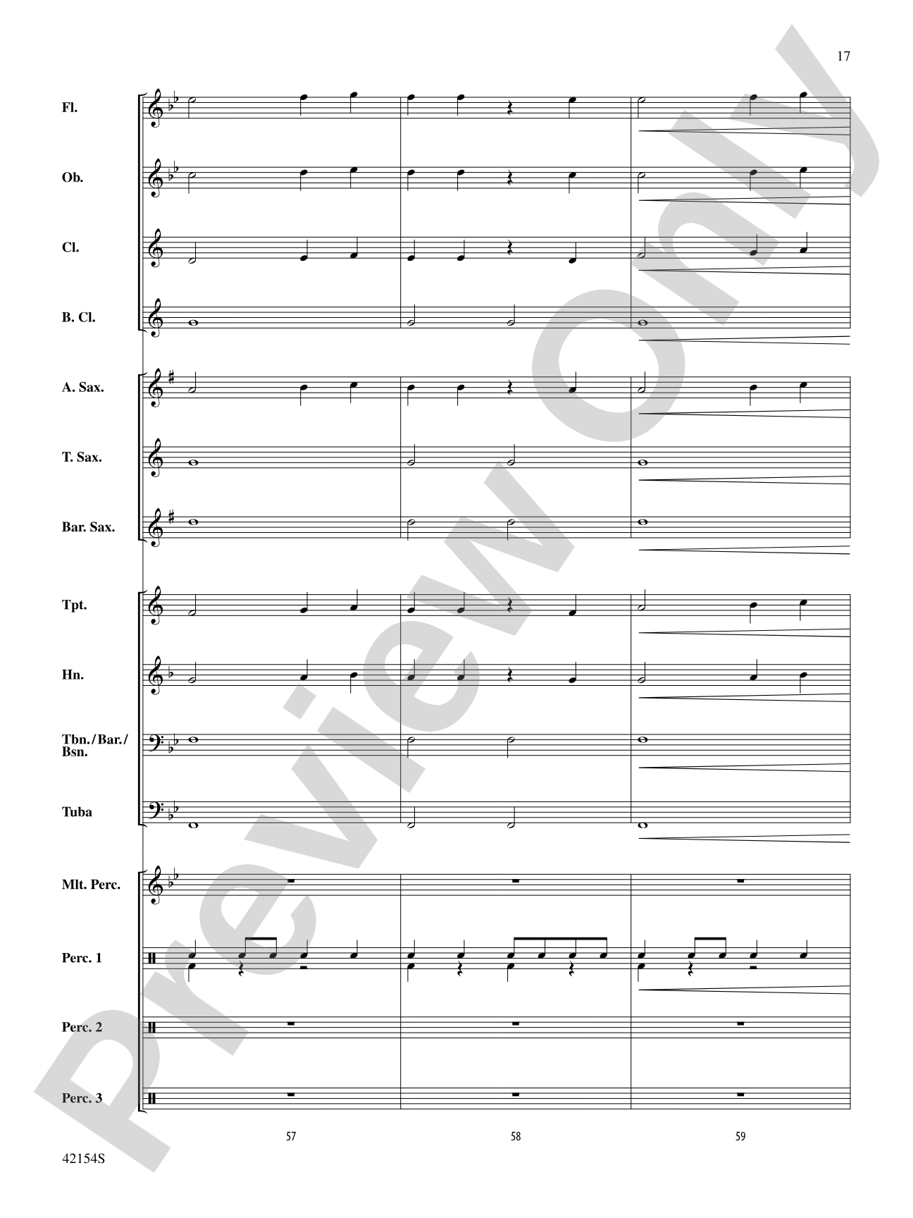 Nuttin' for Christmas: Concert Band Conductor Score & Parts