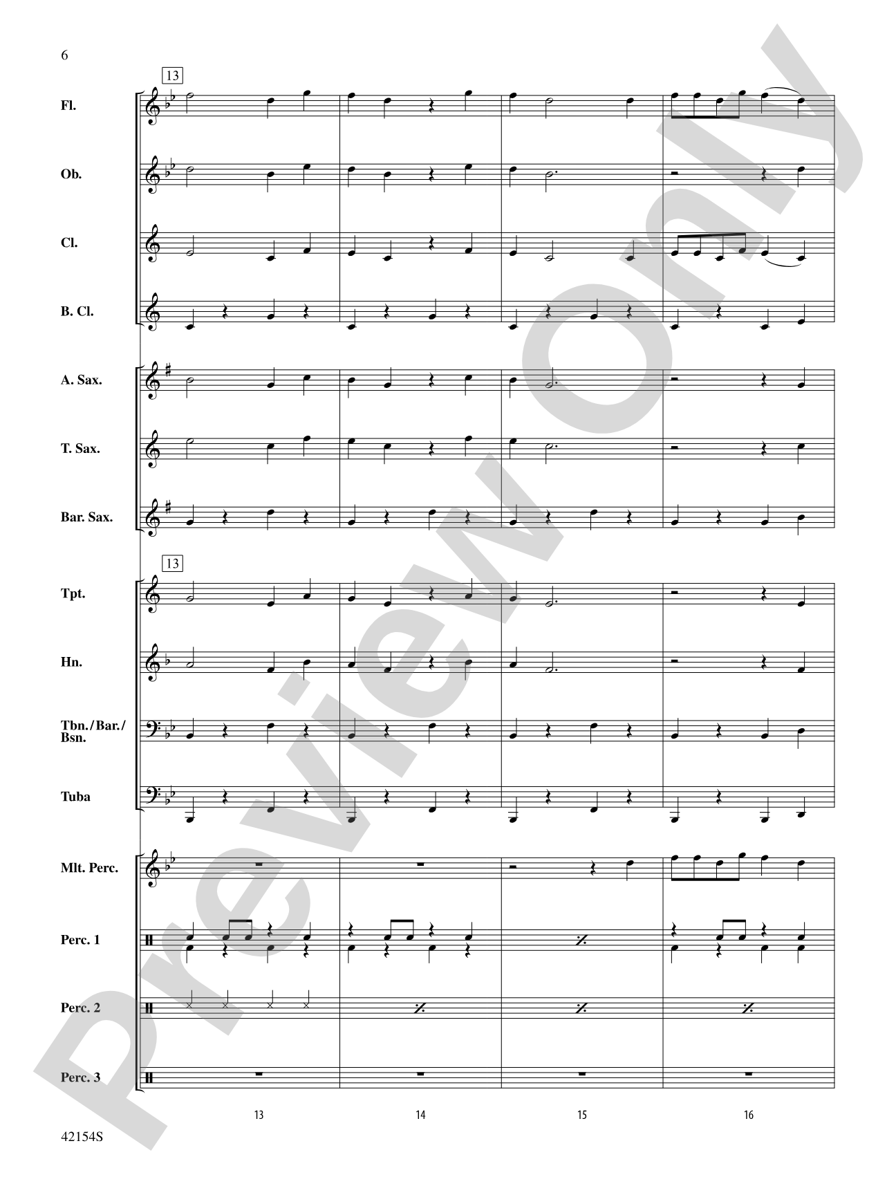 Nuttin' for Christmas: Concert Band Conductor Score & Parts