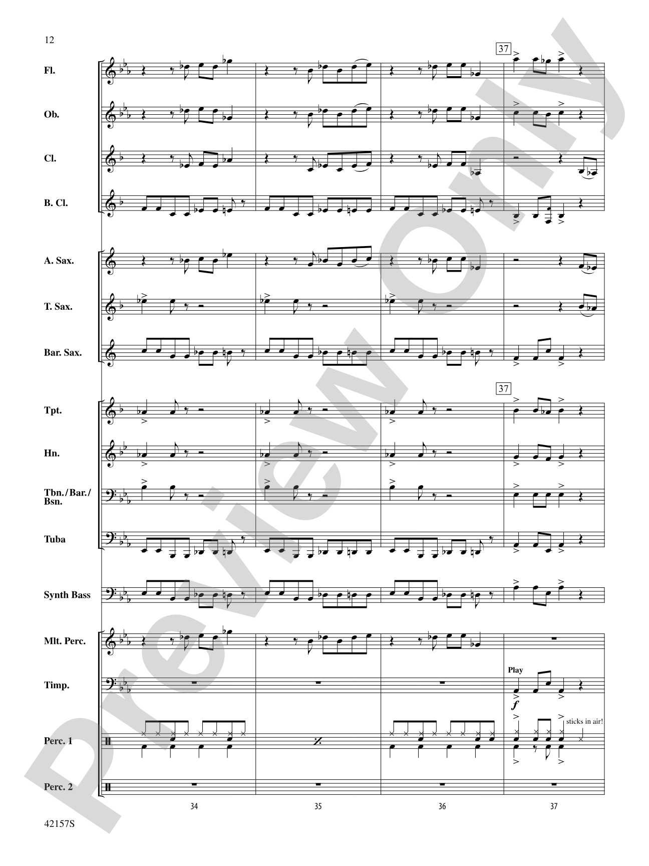 Funkytown: Concert Band Conductor Score & Parts