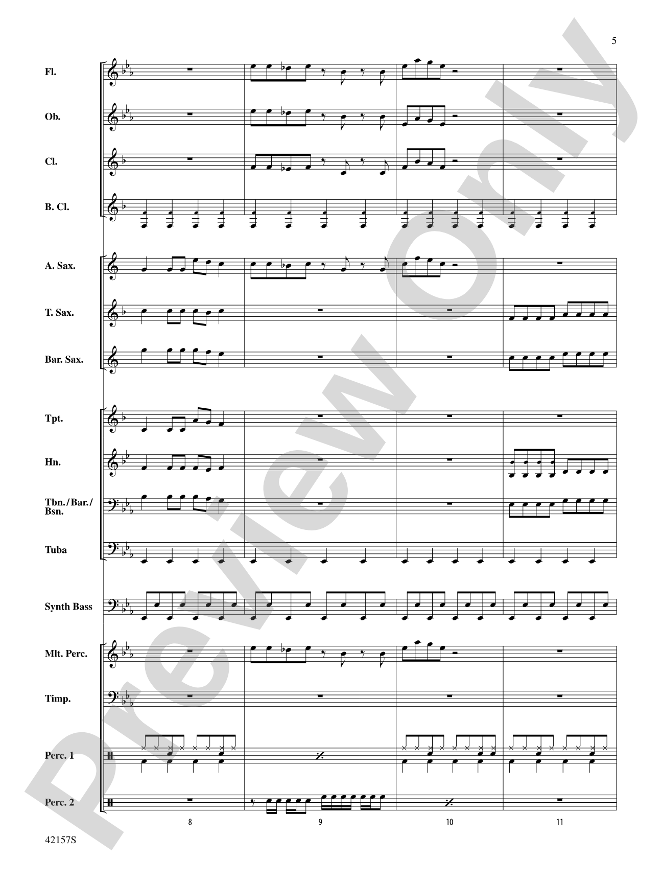 Funkytown: Concert Band Conductor Score & Parts