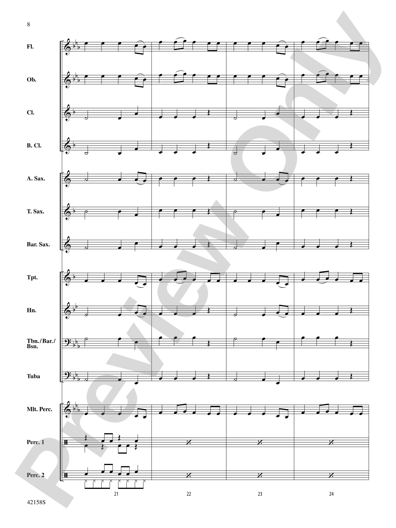 Best Song Ever: Concert Band Conductor Score & Parts