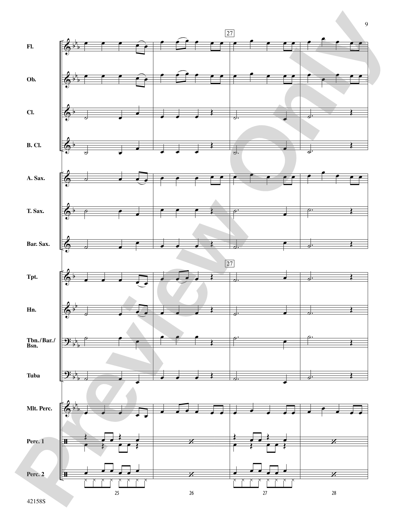 Best Song Ever: Concert Band Conductor Score & Parts