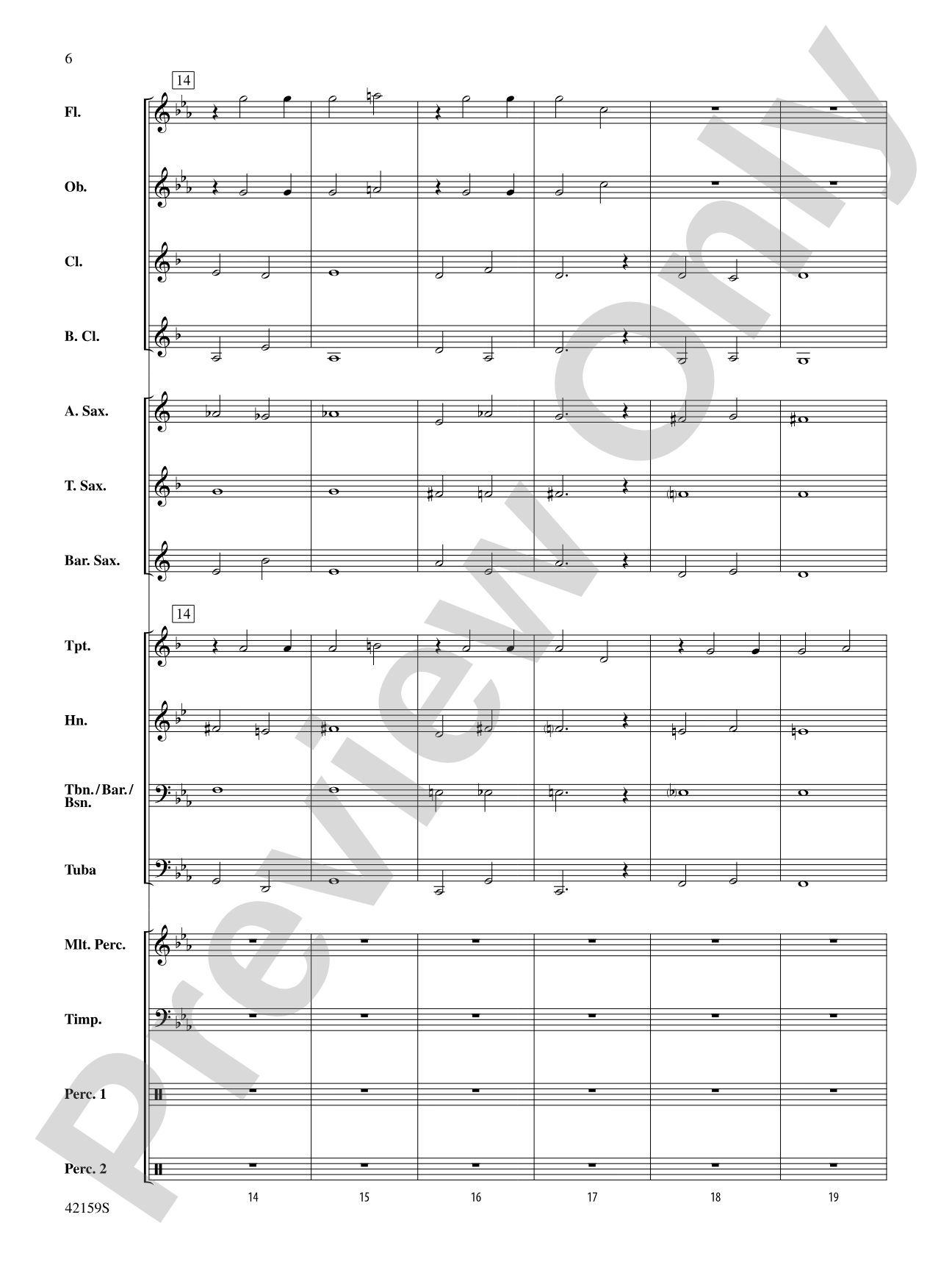Two, by George: Concert Band Conductor Score & Parts