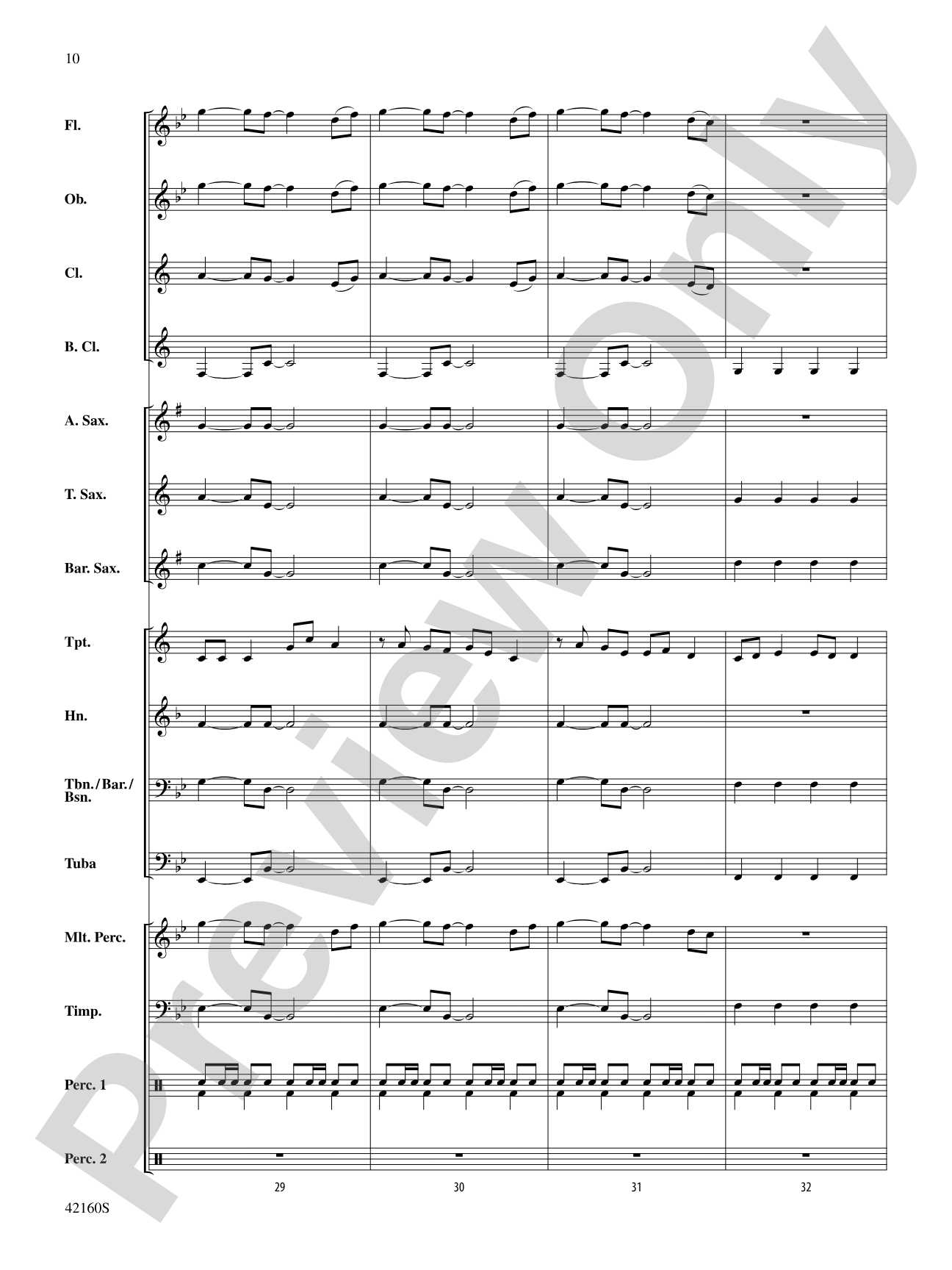 Some Nights: Concert Band Conductor Score & Parts