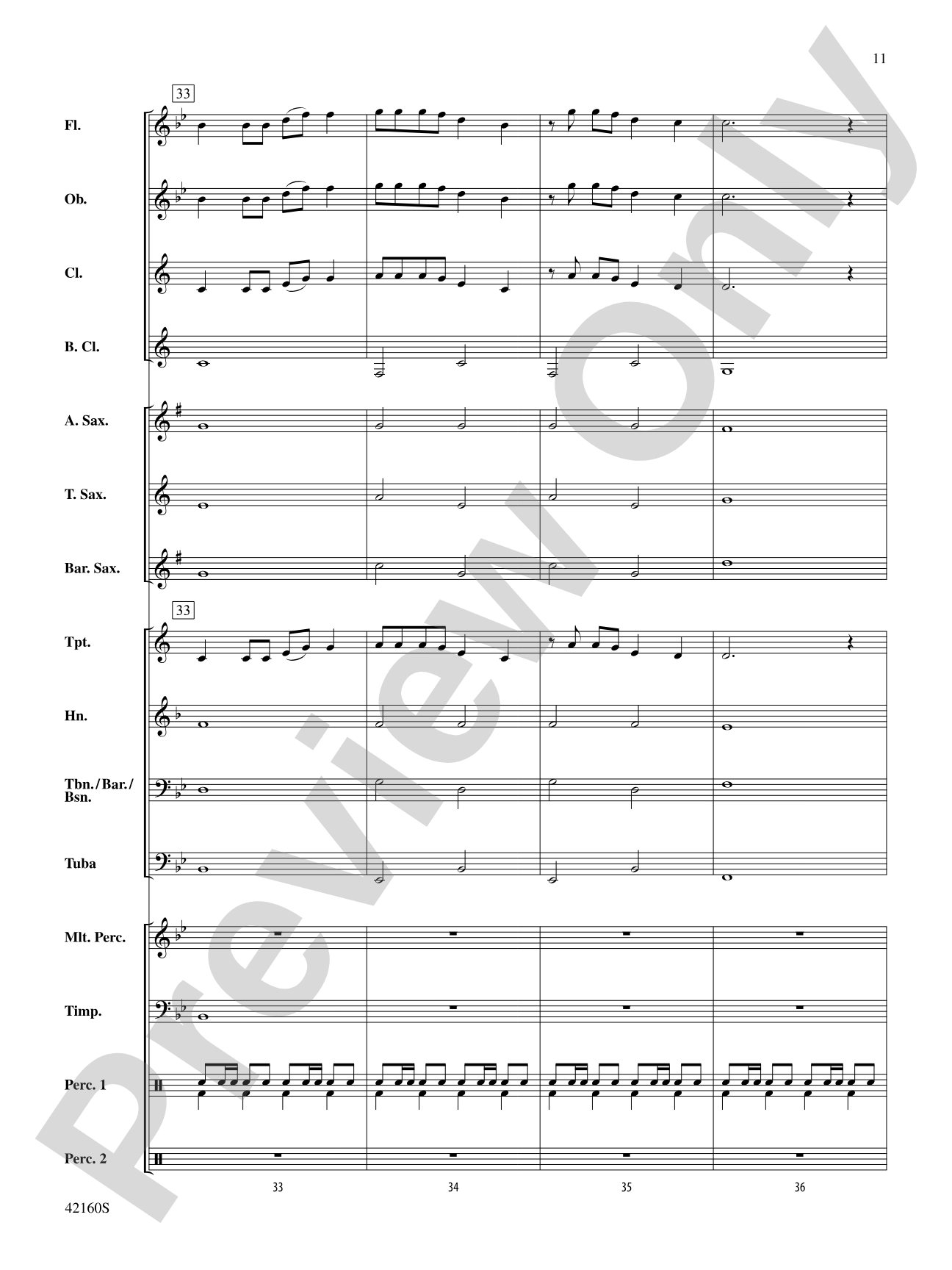 Some Nights: Concert Band Conductor Score & Parts