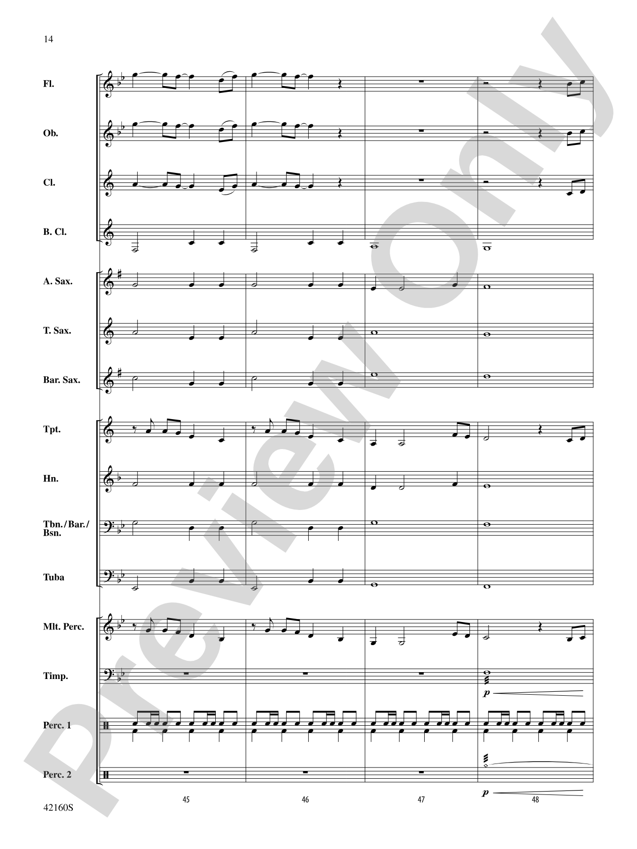Some Nights: Concert Band Conductor Score & Parts