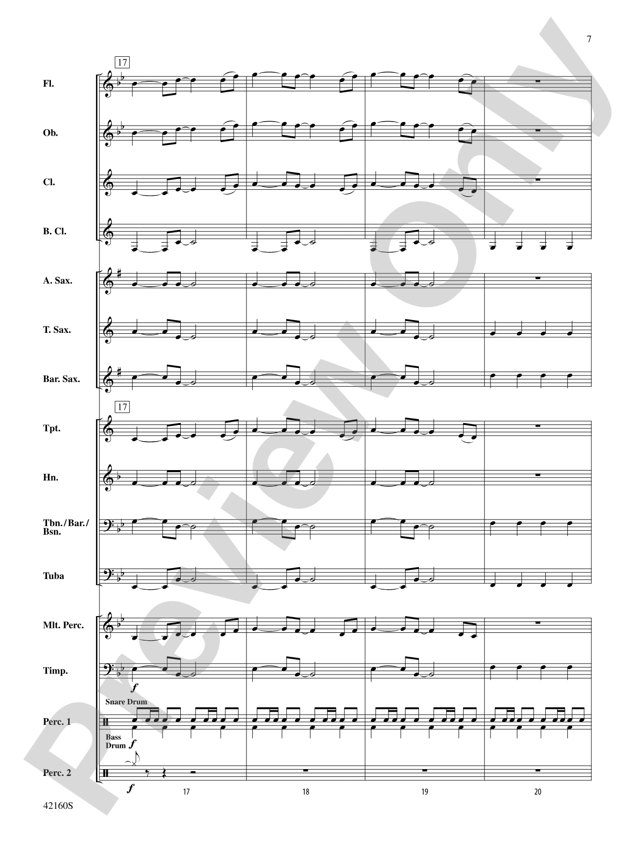 Some Nights: Concert Band Conductor Score & Parts