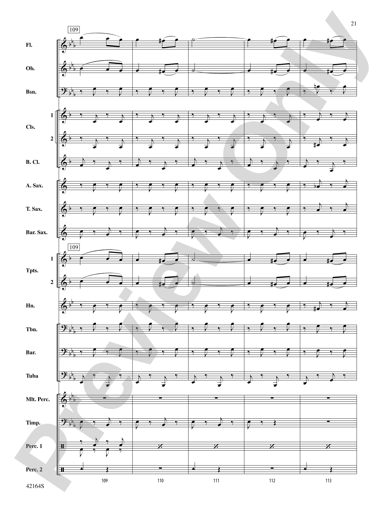 March On, America!: Concert Band Conductor Score & Parts