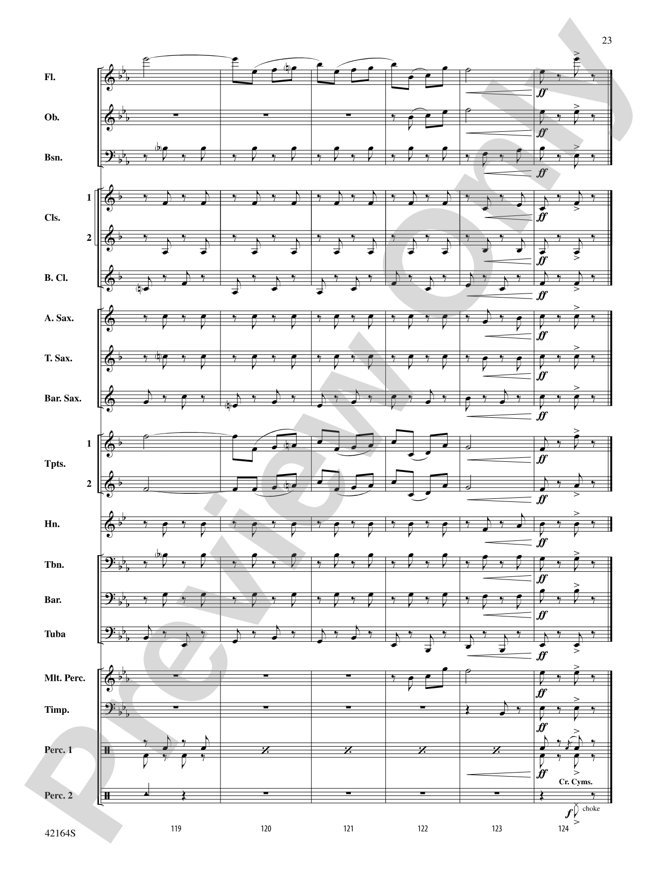 March On, America!: Concert Band Conductor Score & Parts