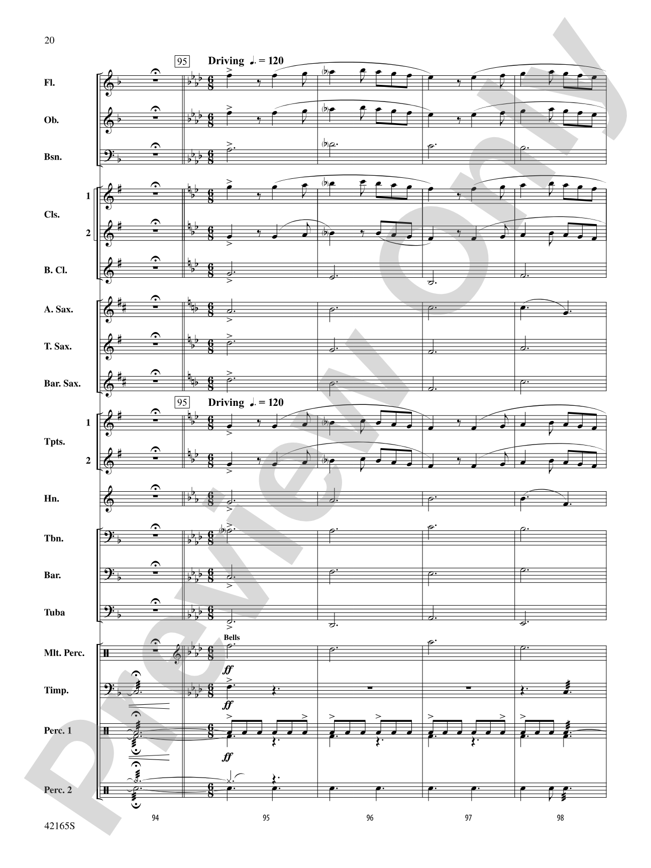 The Legend of Killarney: Concert Band Conductor Score & Parts