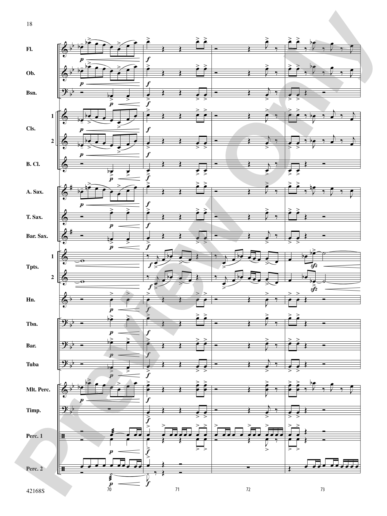 A Day in a Life: Score