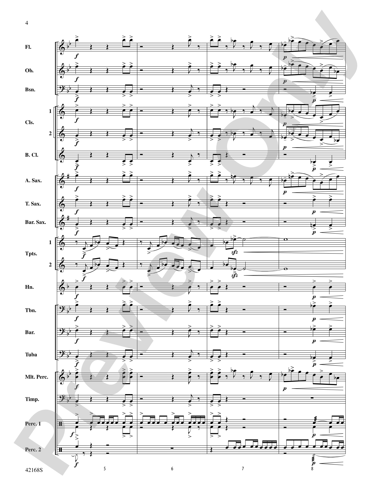 A Day in a Life: Score