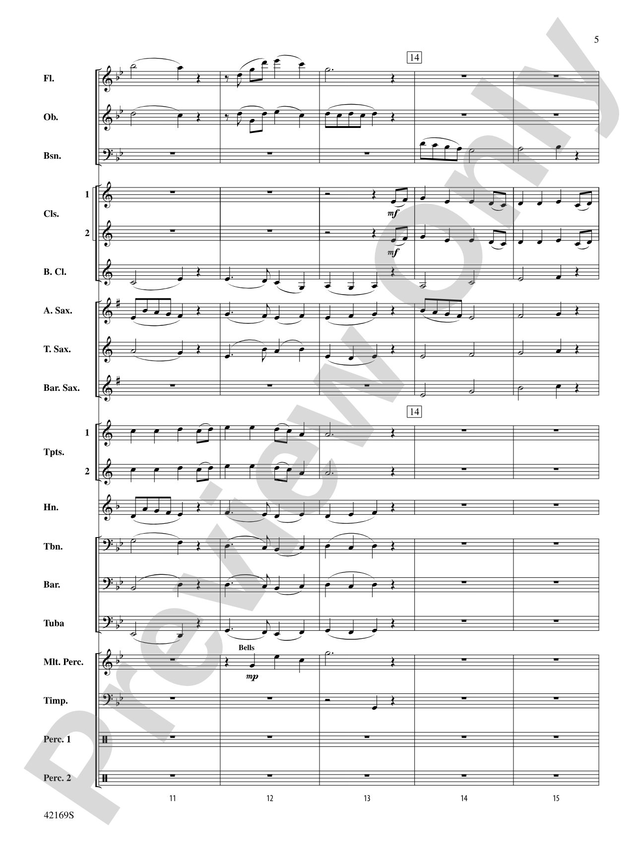 Two Variants on "Dives and Lazarus": Concert Band Conductor Score & Parts