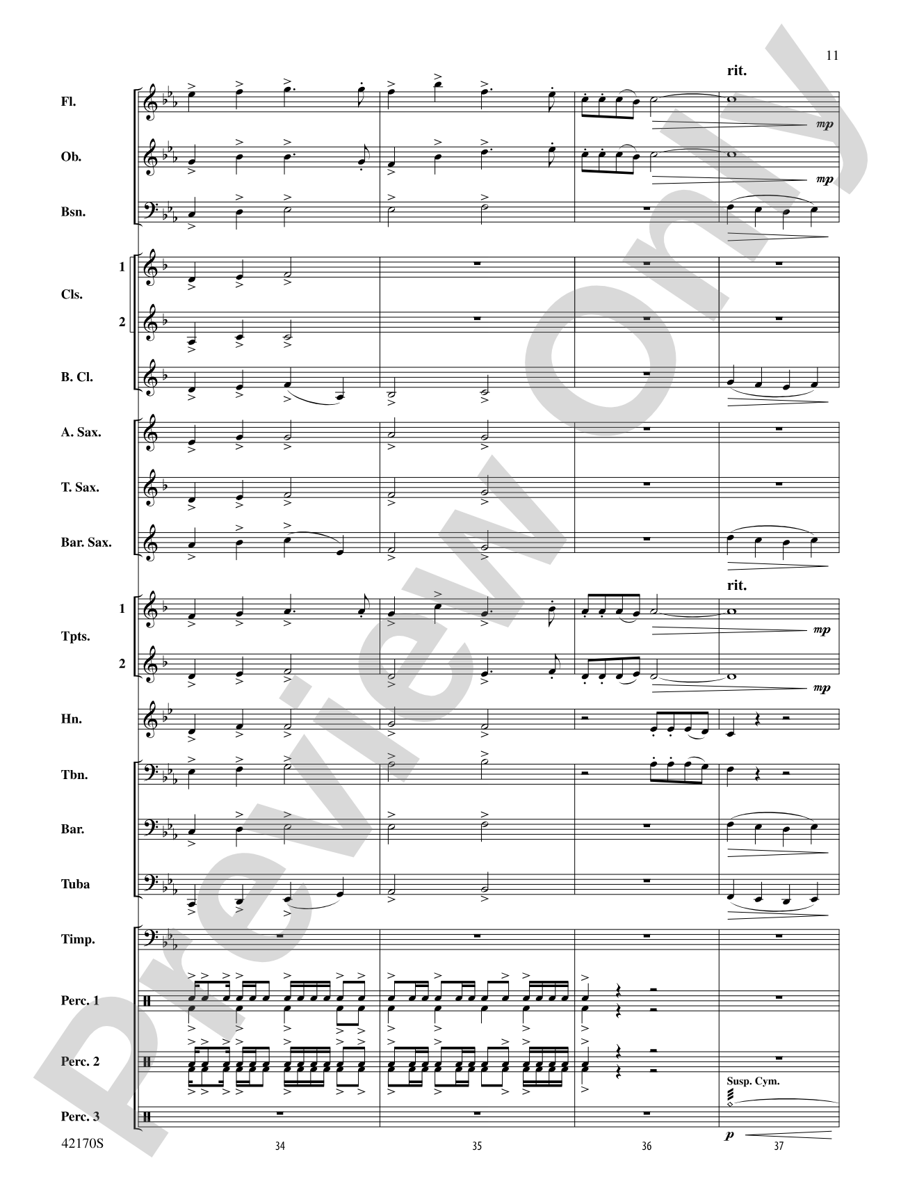 Bushido: Concert Band Conductor Score & Parts