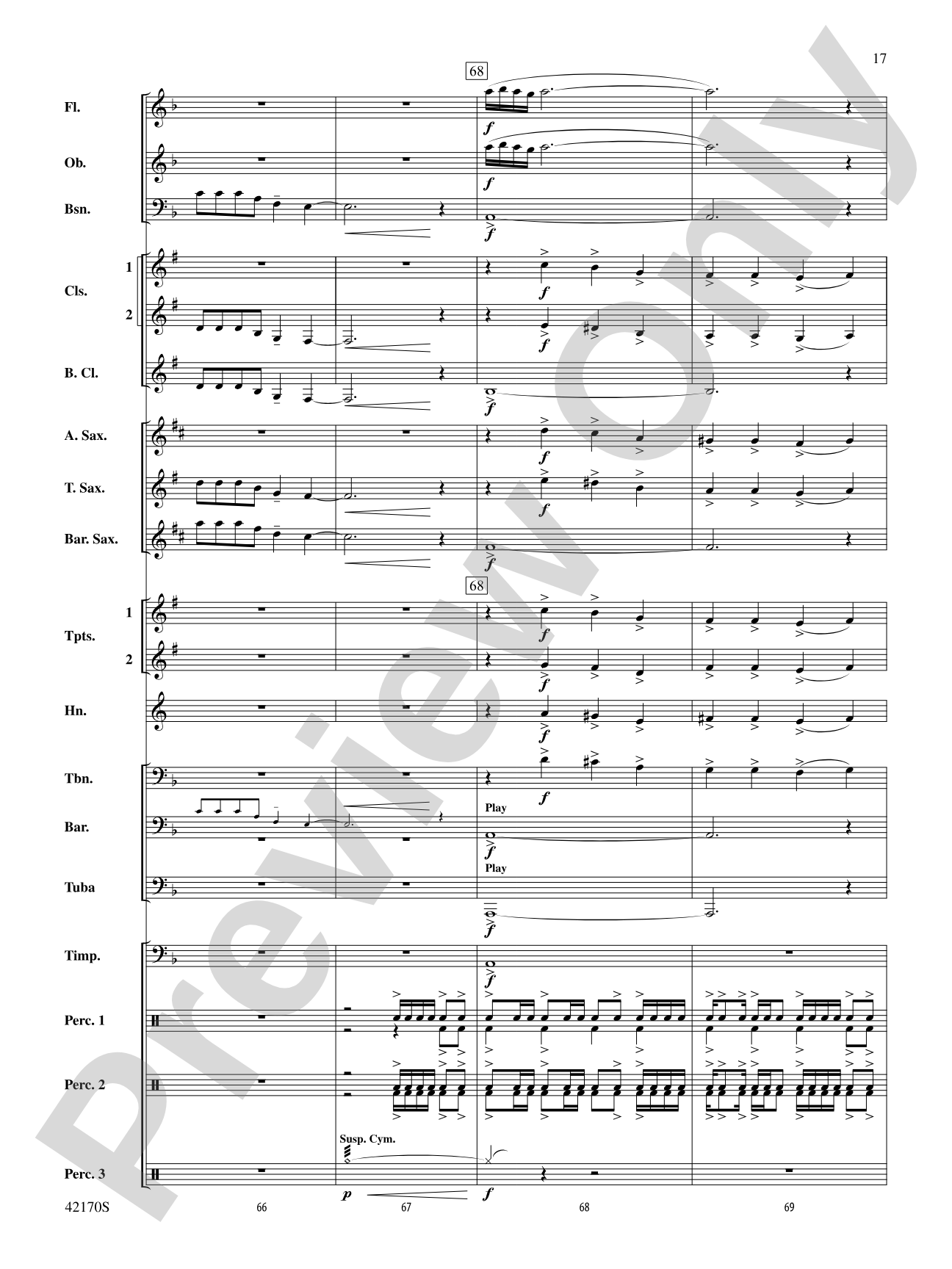 Bushido: Concert Band Conductor Score & Parts