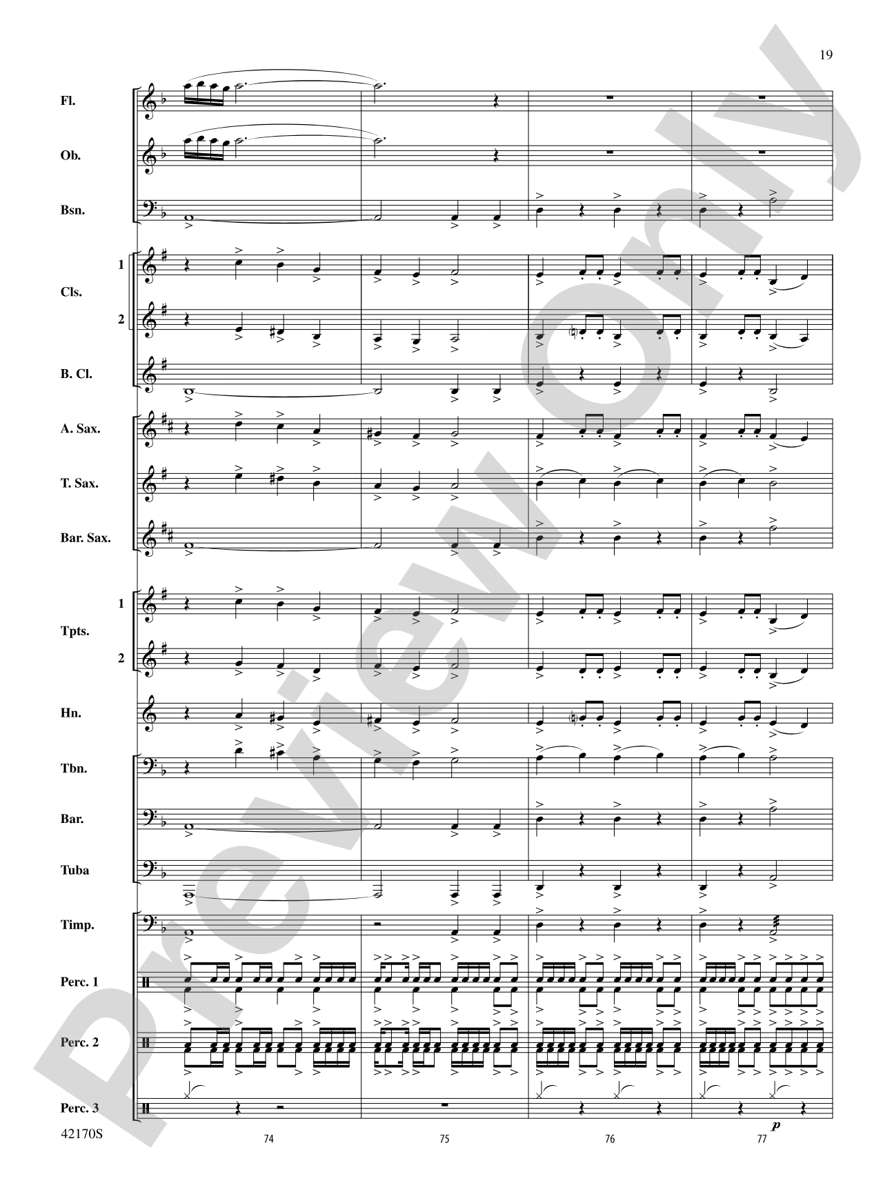 Bushido: Concert Band Conductor Score & Parts