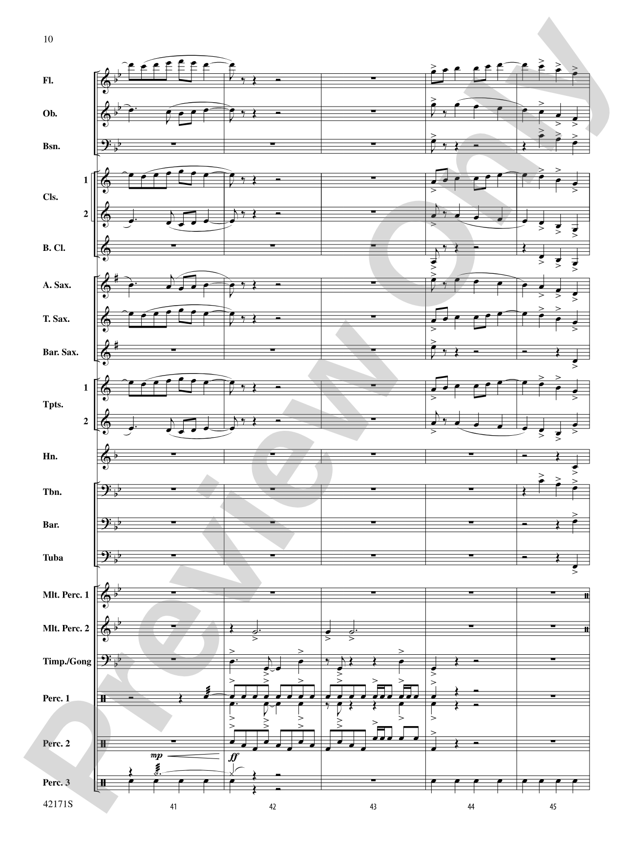 Prelude and Firestorm: Concert Band Conductor Score & Parts
