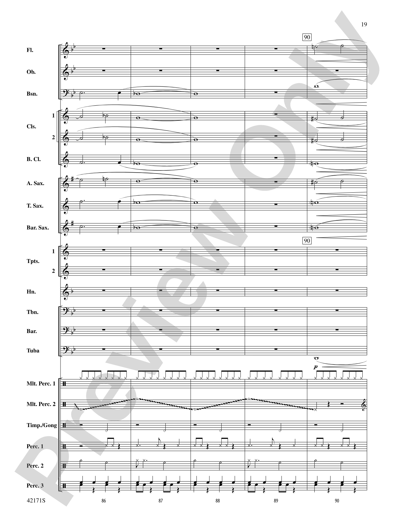 Prelude and Firestorm: Concert Band Conductor Score & Parts