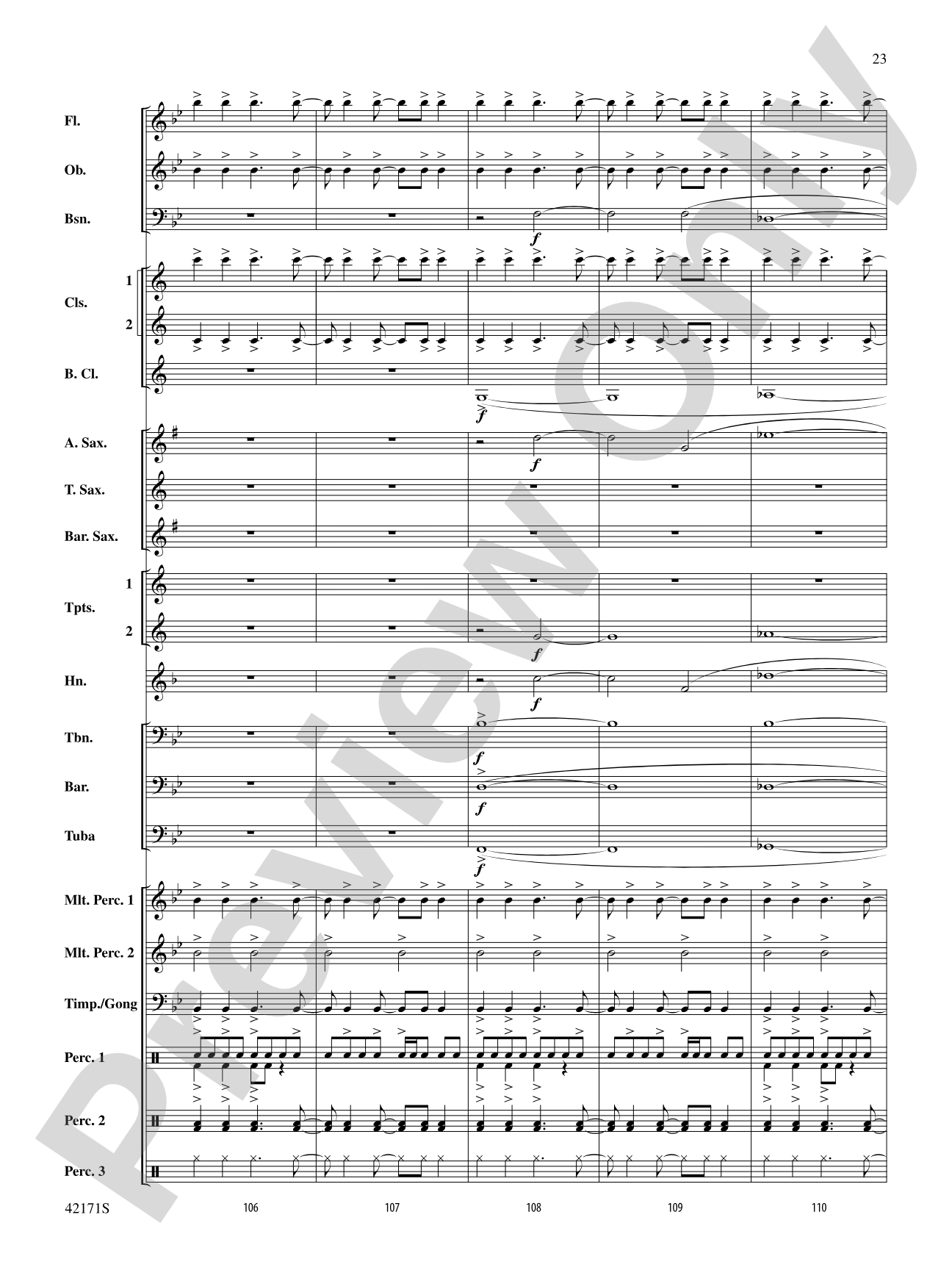 Prelude and Firestorm: Concert Band Conductor Score & Parts