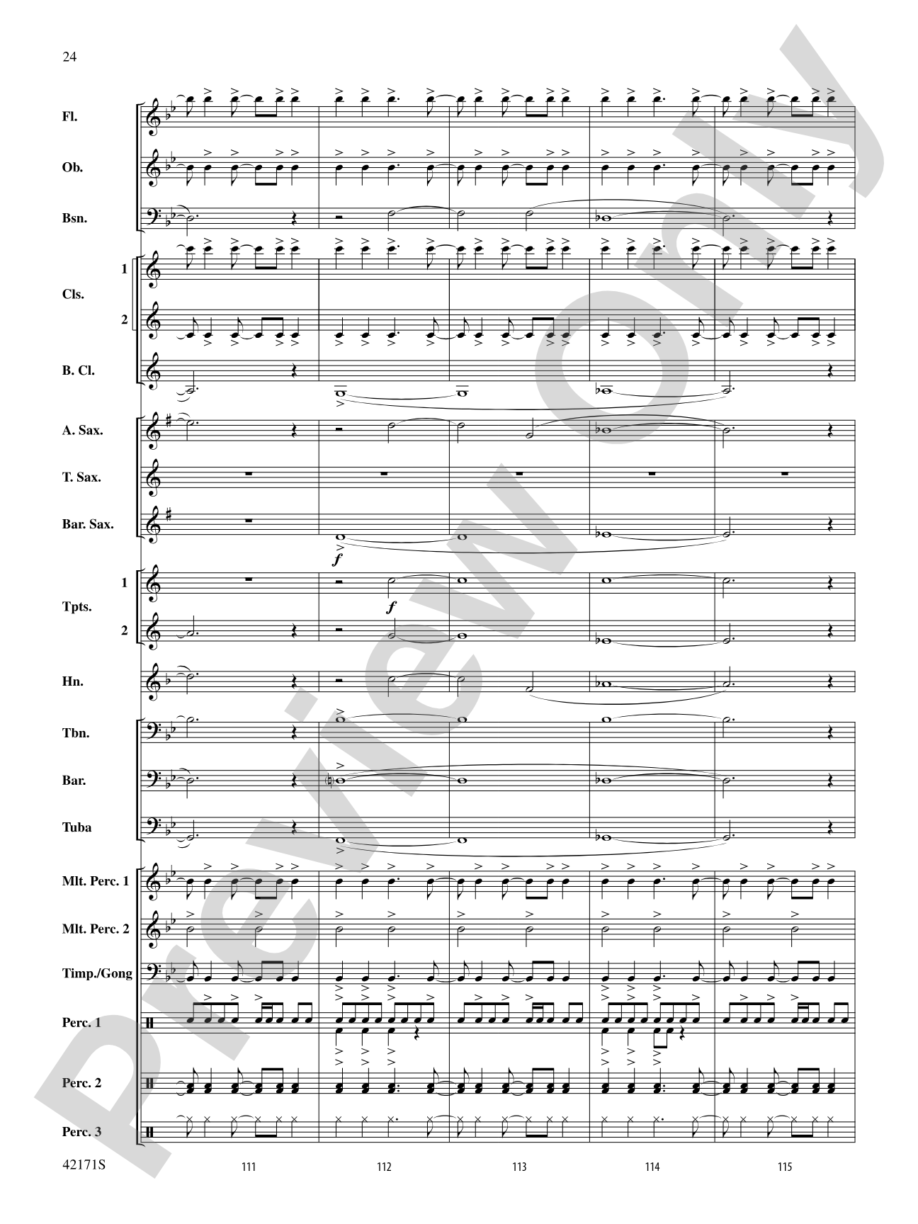 Prelude and Firestorm: Concert Band Conductor Score & Parts