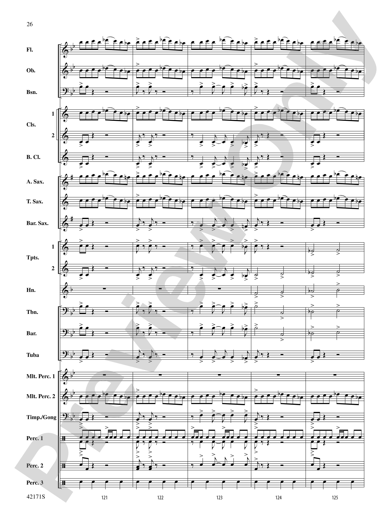 Prelude and Firestorm: Concert Band Conductor Score & Parts