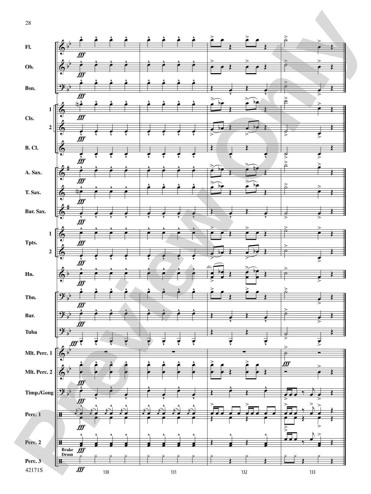 Prelude and Firestorm: Concert Band Conductor Score & Parts