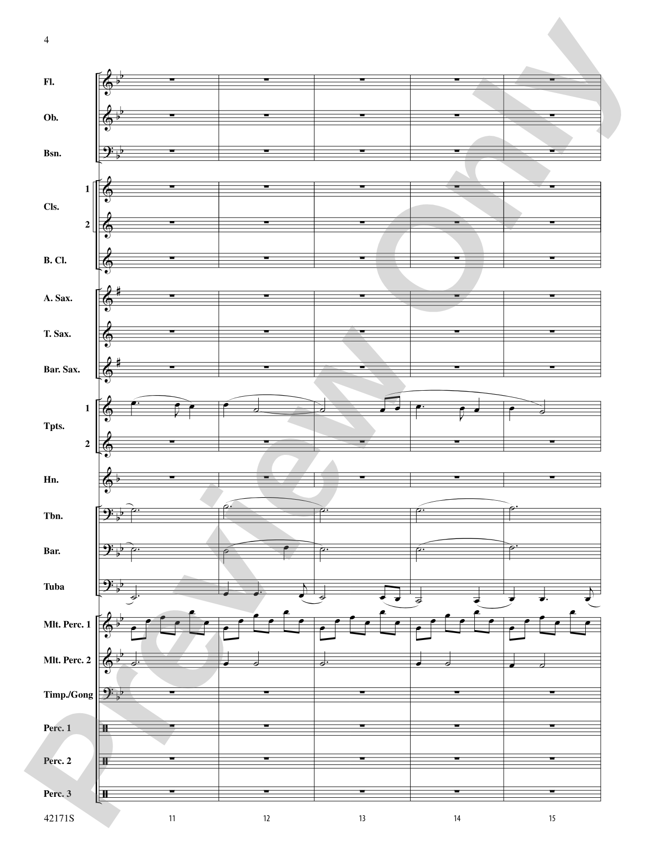 Prelude and Firestorm: Concert Band Conductor Score & Parts