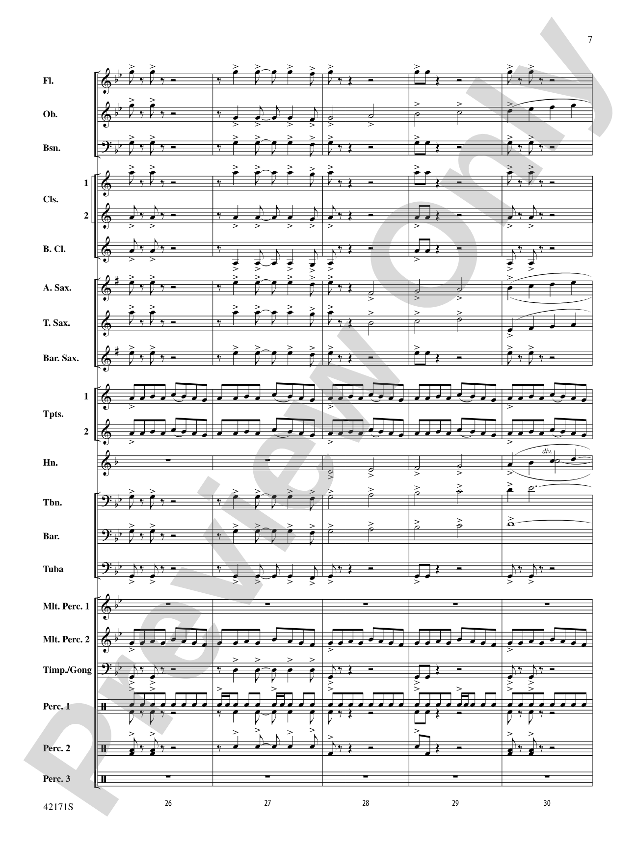 Prelude and Firestorm: Concert Band Conductor Score & Parts