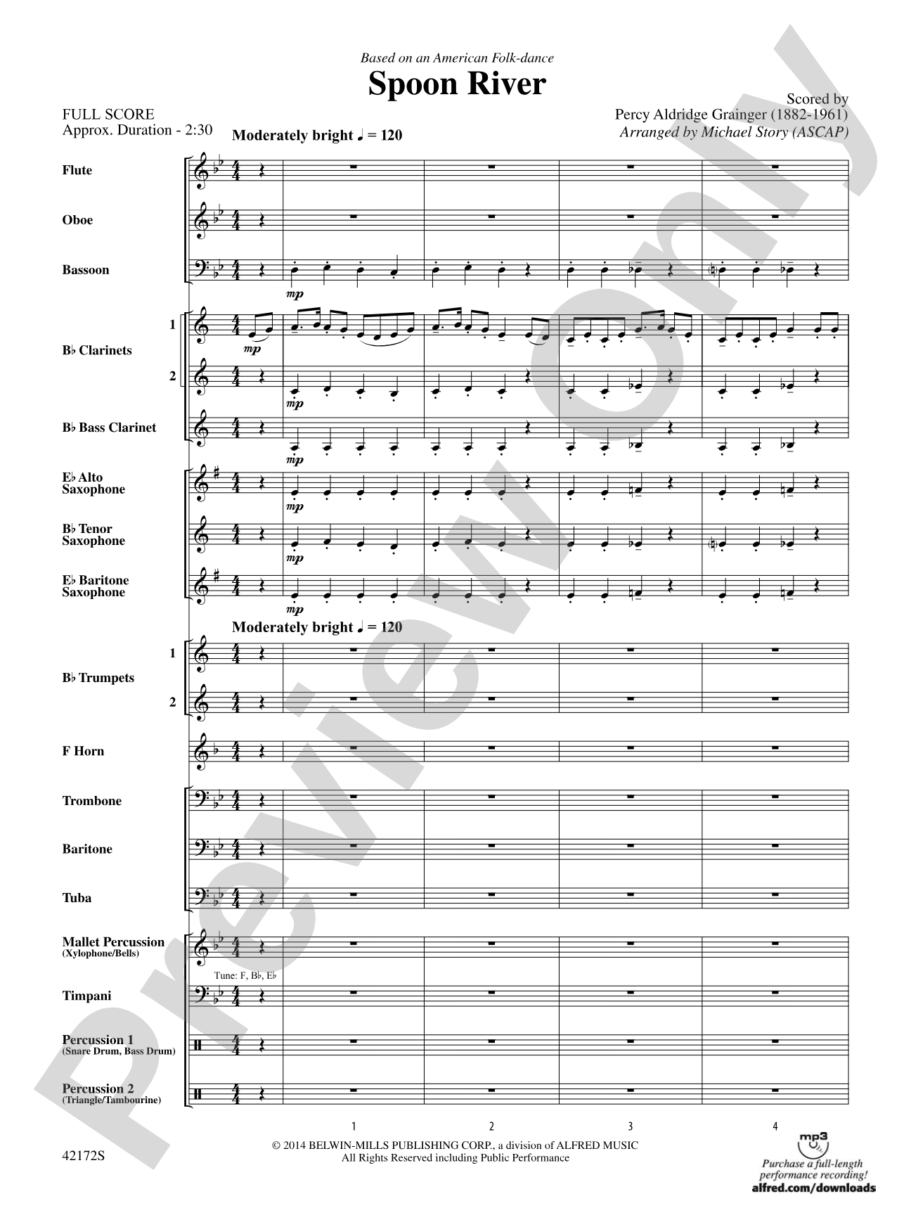 Spoon River: Score
