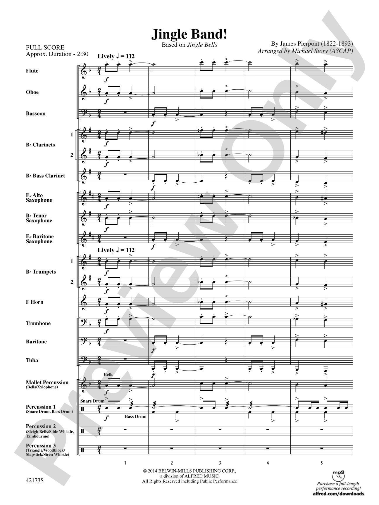 Jingle Band!: Concert Band Conductor Score & Parts