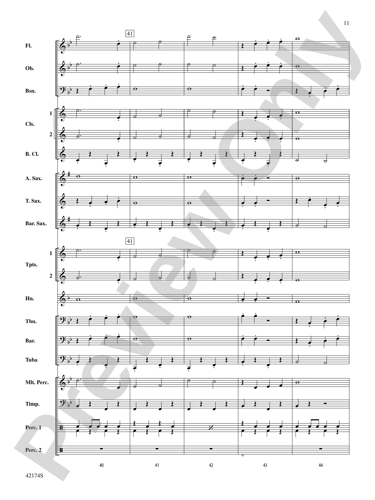 High School Cadets: Concert Band Conductor Score & Parts