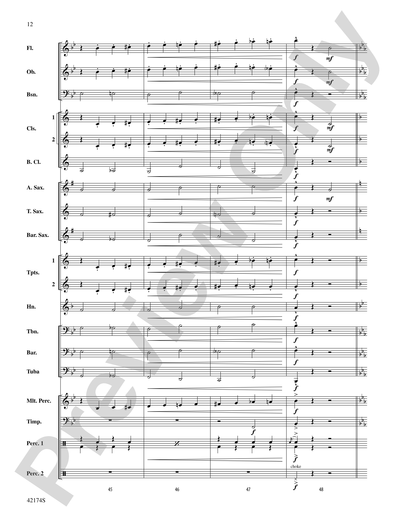 High School Cadets: Concert Band Conductor Score & Parts