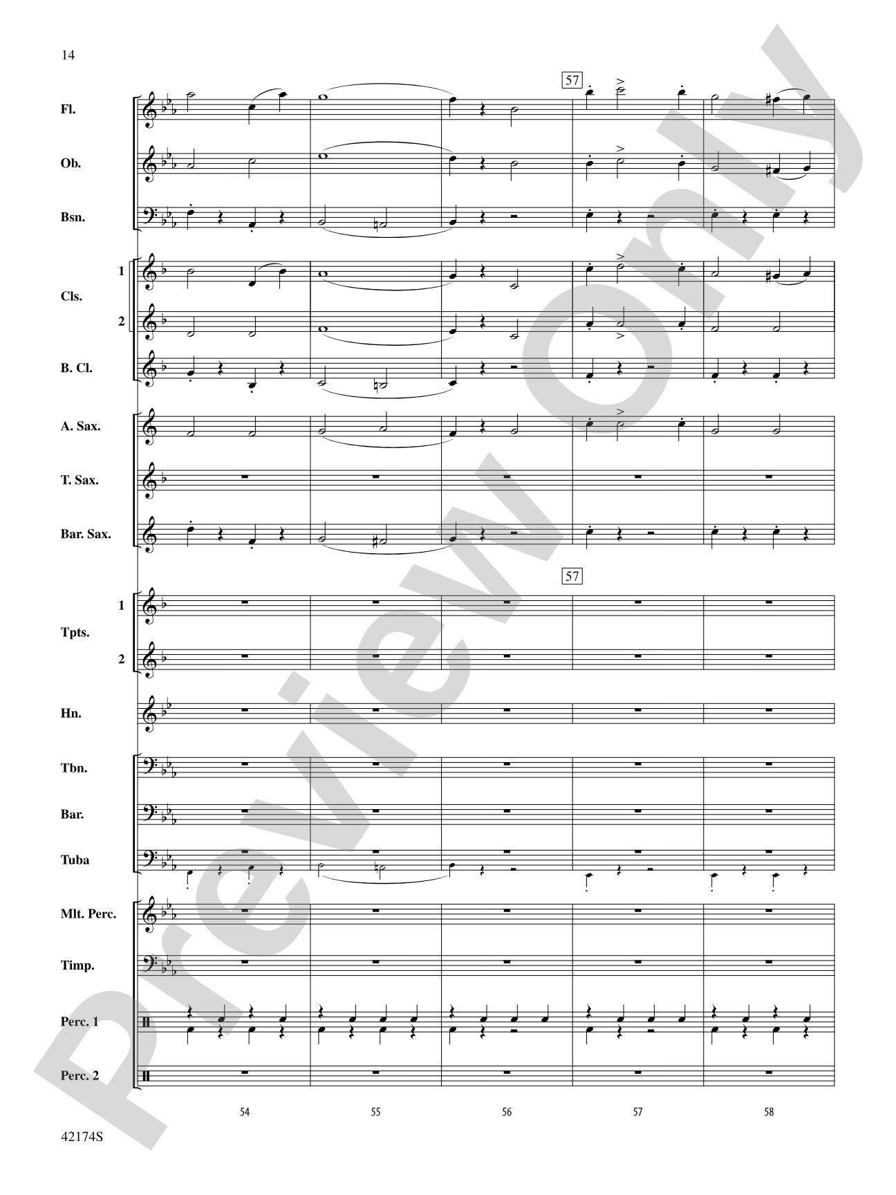 High School Cadets: Concert Band Conductor Score & Parts