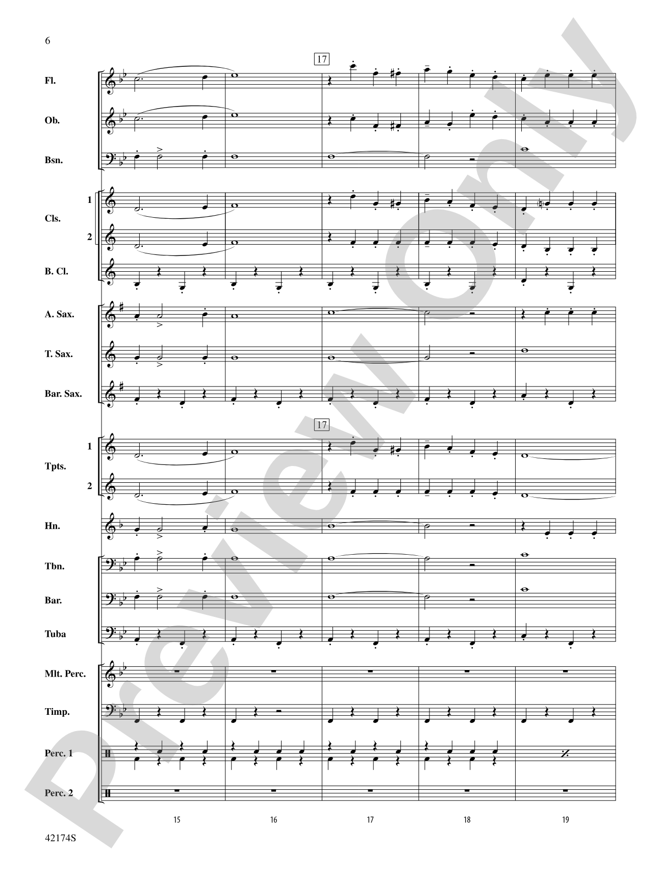 High School Cadets: Concert Band Conductor Score & Parts