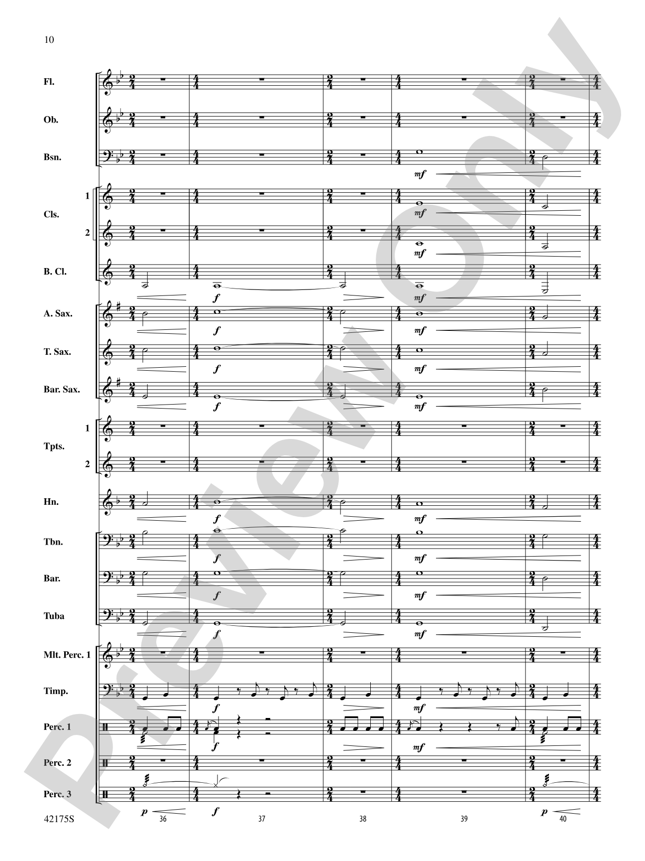 Hyperdrive: Concert Band Conductor Score & Parts