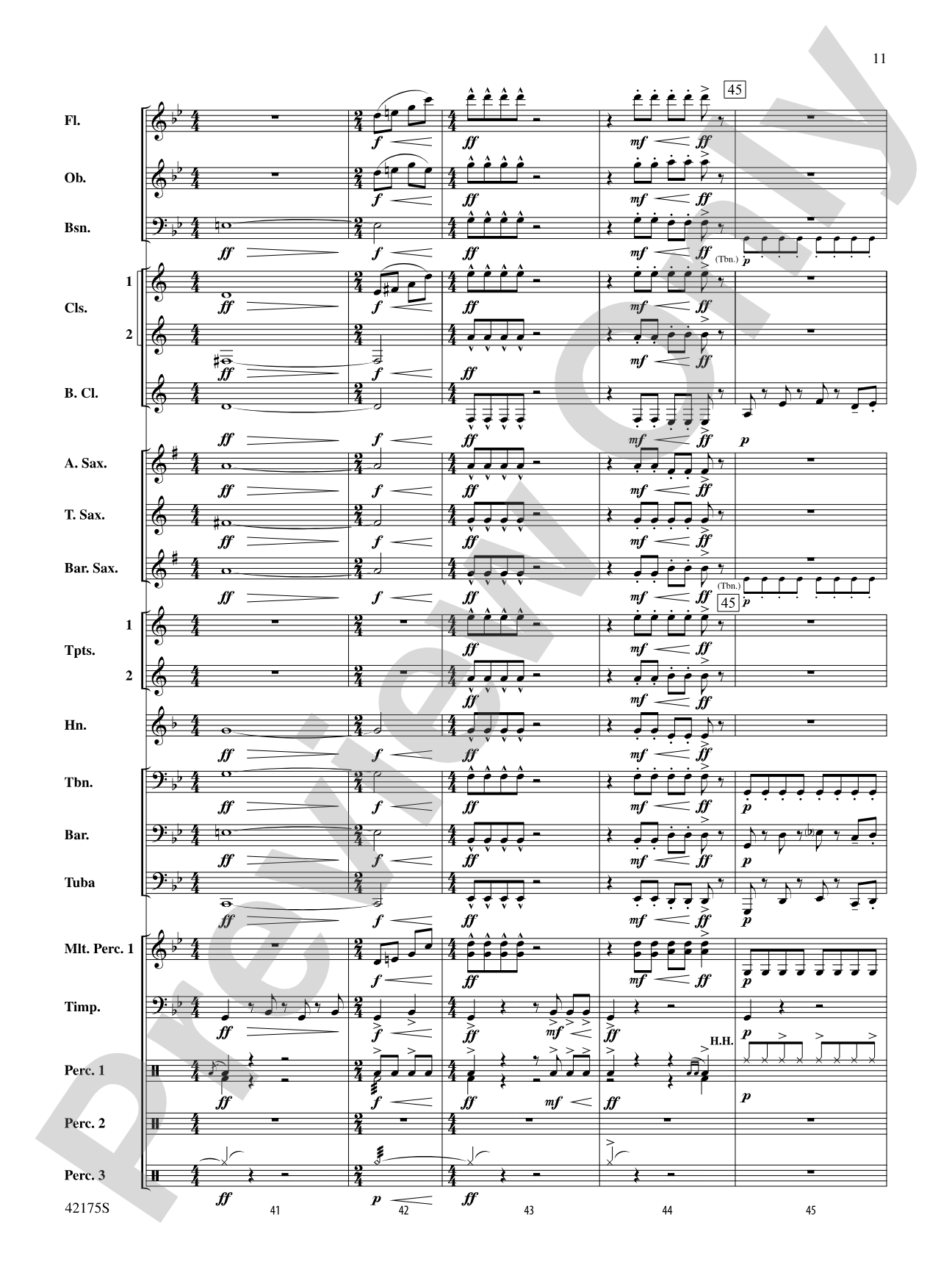 Hyperdrive: Concert Band Conductor Score & Parts